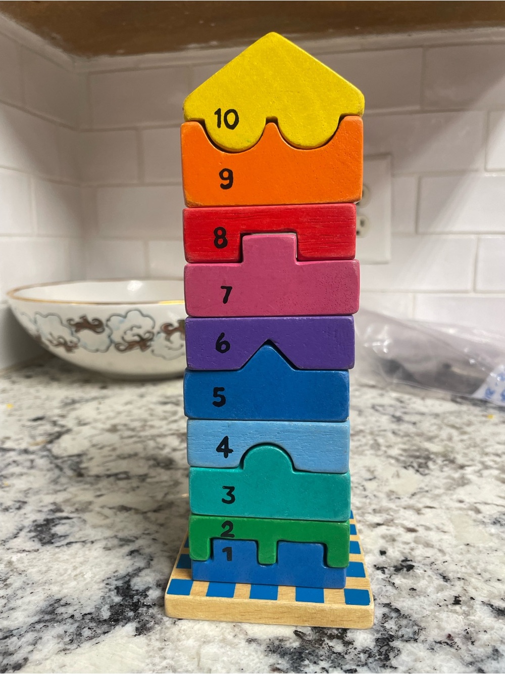 Vintage Wood stacking Toy.